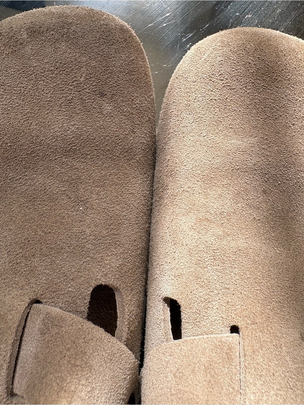 Birkenstock Boston Taupe Soft Footbed Suede Leather Clogs Unisex EU 42 US M9 W11 - Picture 7 of 7